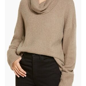 Chelsea28 Pale Blush Cowlneck Sweater